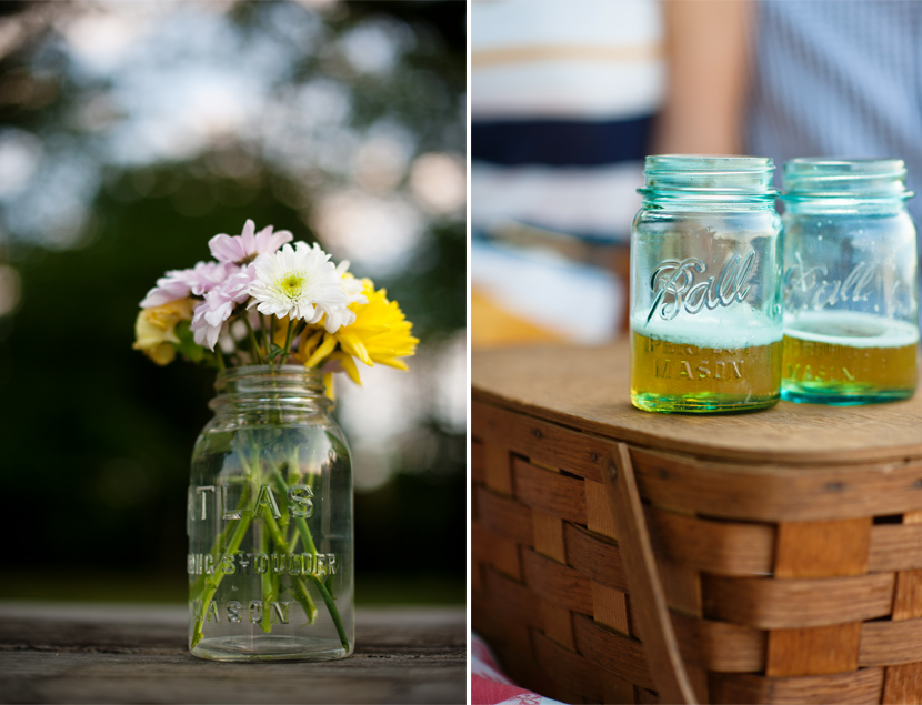 Mason Jar Engagement Session Details